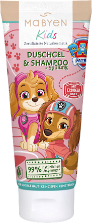 Kinder Duschgel, Shampoo & Spülung 3-in-1 Erdbeere Paw Patrol Mabyen