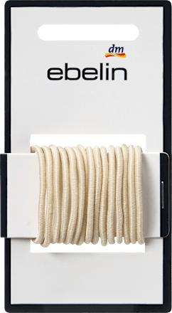 Haargummis klein dünn, blond ebelin