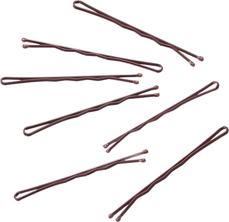 Haarschieber midi, braun ebelin