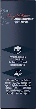 Bartvolumen Serum King. C. Gillette