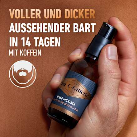 Bartvolumen Serum King. C. Gillette