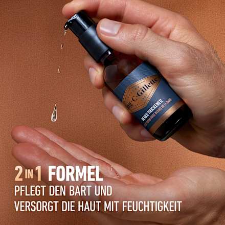 Bartvolumen Serum King. C. Gillette