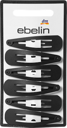 Haarclips mittel, schwarz ebelin