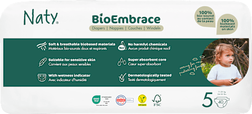 Windeln BioEmbrace Gr. 5 (11-25 kg) Naty