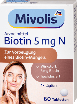 Biotin 5 mg N, Tabletten Mivolis