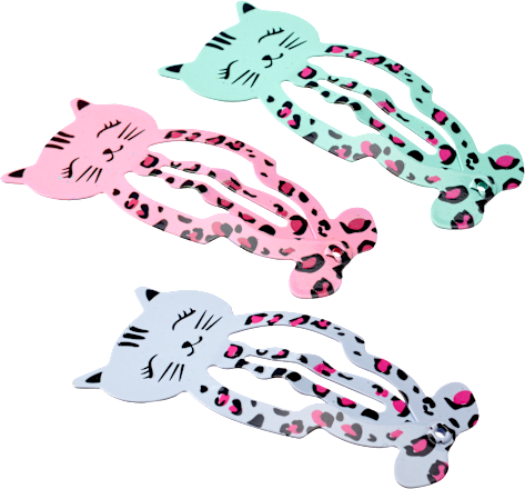 Haarclips Katzen ebelin