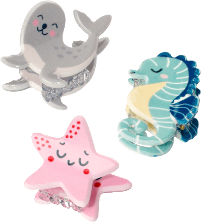 Haarklammern Meerestiere ebelin