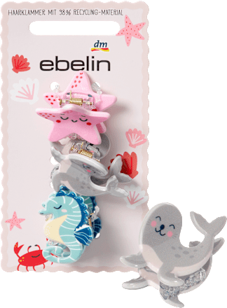 Haarklammern Meerestiere ebelin