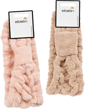 Haarband rosa/beige ebelin