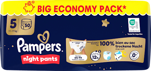 Baby Pants Night Gr. 5 (11-17 kg) Big Pack Pampers baby-dry