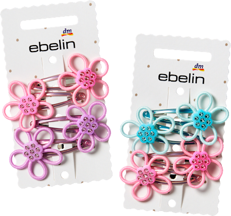 Haarclips Blumen ebelin