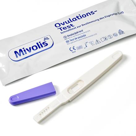 Ovulacijski test za ugotavljanje ovulacije (LH) Mivolis