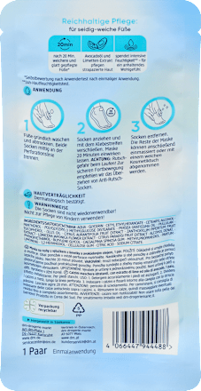 Fuß Sockenmaske (1 Paar) Balea