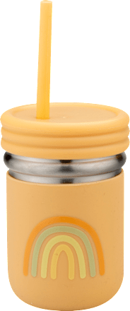 Nerezový pohár so silikónom babylove