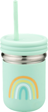 Nerezový pohár so silikónom babylove