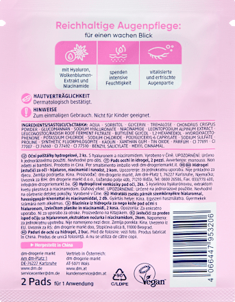 Hydrogélové vankúšiky pod oči Balea