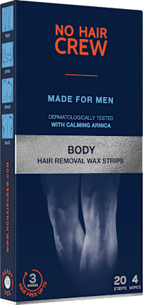 Kaltwachsstreifen Body No Hair Crew
