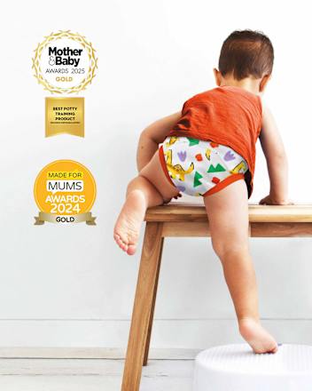 Töpfchen-Trainingshose wiederverwendbar lila/bunt 2-3 Jahre Bambino Mio