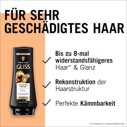 Conditioner Ultimate Repair Schwarzkopf GLISS