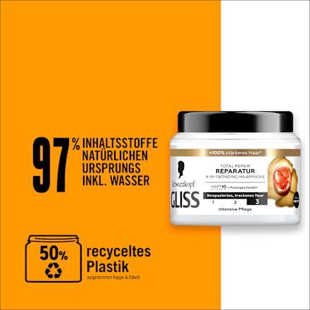 Haarmaske 4in1 Total Repair Schwarzkopf GLISS