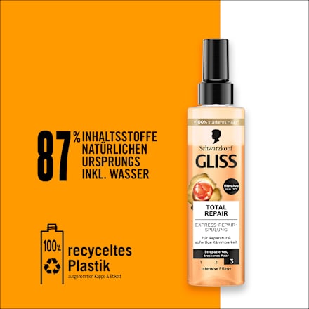 Sprüh-Conditioner Express-Repair Total Repair Schwarzkopf GLISS