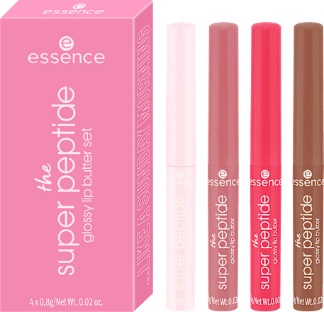 The Super Peptide Glossy Lip Butter Set balzam za usne essence