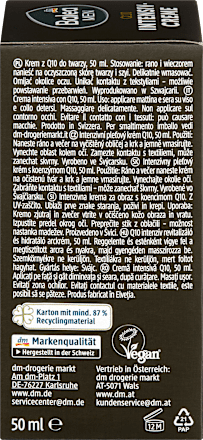 Q10 intenzív revitalizáló és hidratáló arckrém UV-védelemmel Balea MEN