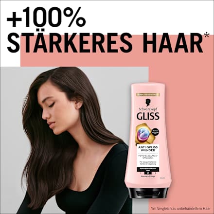 Conditioner Anti-Spliss Wunder Schwarzkopf GLISS
