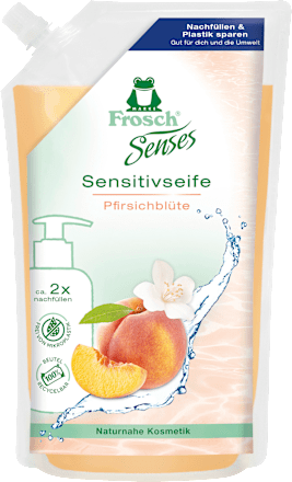 Flüssigseife Sensitiv Pfirsichblüte Nachfüllpack Frosch