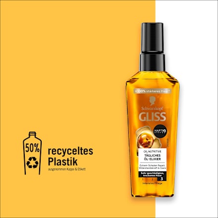 Hair Repair Tägliches Öl-Elixier Haarkur Schwarzkopf GLISS