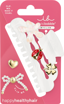 skřipec do vlasů bílý MYCLAW Full of Charms invisibobble