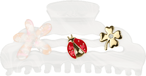 skřipec do vlasů bílý MYCLAW Full of Charms invisibobble