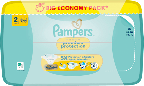 Windeln Premium Protection Gr. 2 (4-8 kg) Big Pack Pampers premium protection