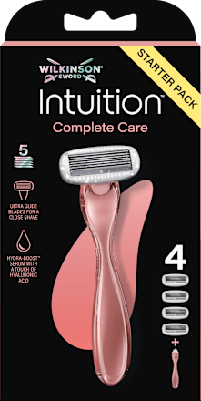 Dámsky holiaci strojček Intuition Complete Care + 4 náhradné hlavice WILKINSON SWORD