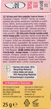 Stick anti‑iritații Tropical Dream Balea