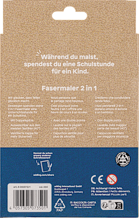 Fasermaler Set 2in1 share