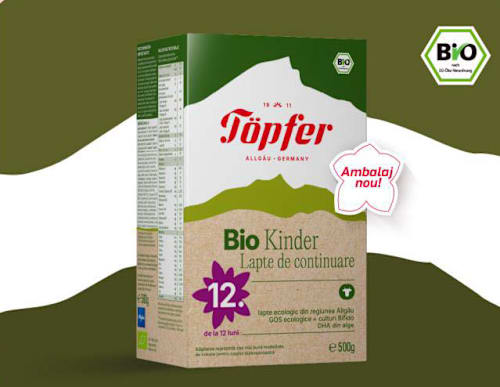 Lapte de continuare Lactana Kinder Bio 12+ Töpfer
