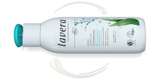 Cremedusche Basis Sensitiv Bio Aloe Vera & Bio Mandelöl lavera NATURKOSMETIK