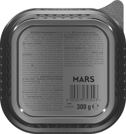 Nassfutter Hund Senior mit Kalb & Geflügel Pedigree