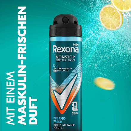 Antitranspirant Deospray Nonstop Protection Thermo Fresh Rexona men