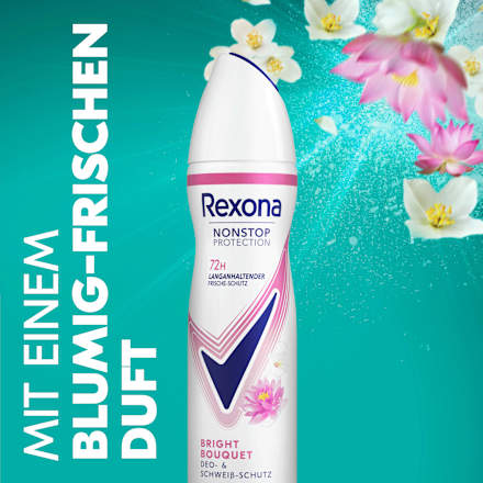 Antitranspirant Deospray Nonstop Protection Bright Bouquet Rexona