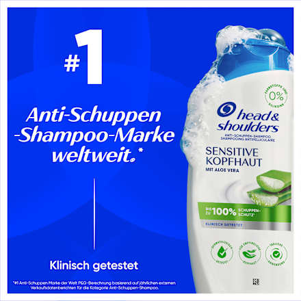Shampoo Anti-Schuppen bei empfindlicher Kopfhaut head&shoulders