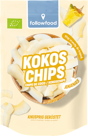 Trockenfrüchte Kokos Chips Ananas followfood