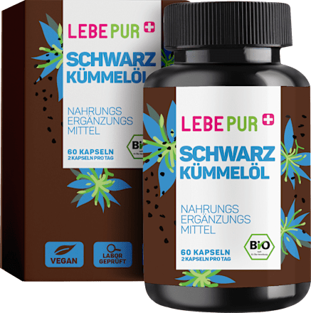 Schwarzkümmelöl Kapseln Lebepur
