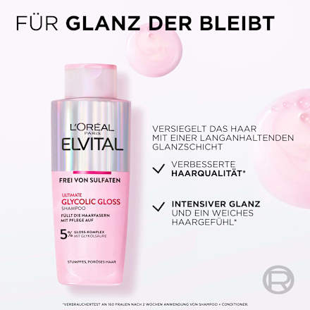 Shampoo Glycolic Gloss L'ORÉAL PARiS ELVITAL