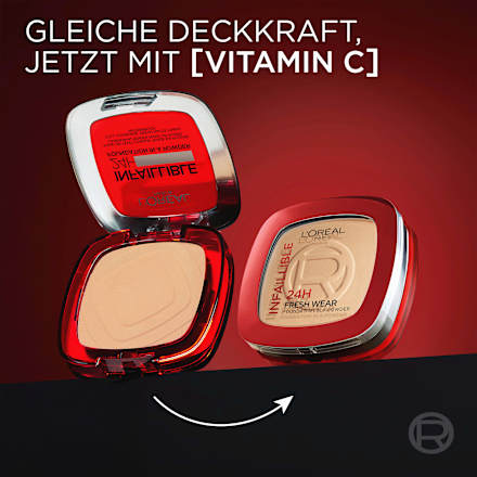 Foundation Puder Infaillible 24H Fresh Wear 245 Golden Honey L'ORÉAL PARiS