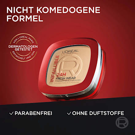 Foundation Puder Infaillible 24H Fresh Wear 245 Golden Honey L'ORÉAL PARiS