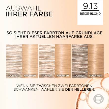 Haarfarbe Creme Age Perfect Nudes 9.13 Beige Blond L'ORÉAL PARiS EXCELLENCE Creme