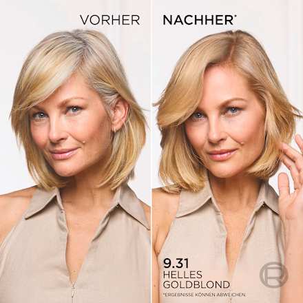 Haarfarbe Creme Age Perfect Nudes 9.31 Helles Goldblond L'ORÉAL PARiS EXCELLENCE Creme