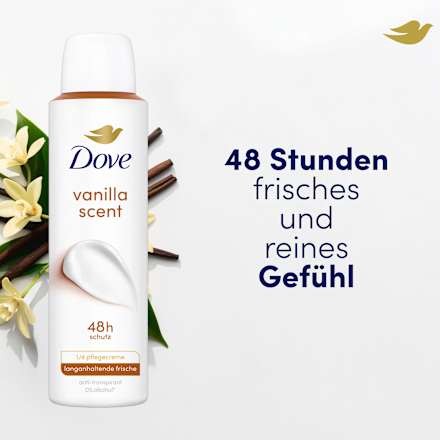 Antitranspirant Deospray Vanilla Scent Dove